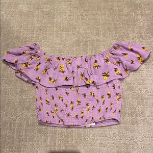 Off the shoulder shirt!